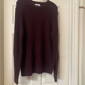 Sonoma Deep Burgundy Knit Pullover